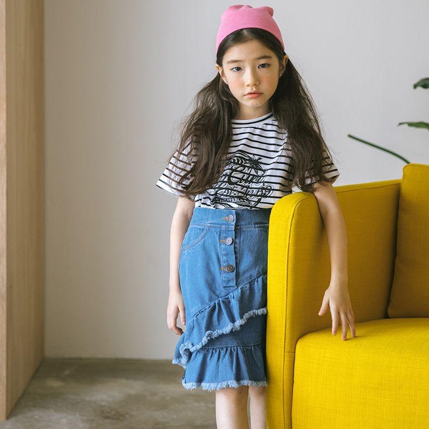 子ども服 スカート Tシャツ セット 女の子 デニムスカート 子ども服 スカート Tシャツ セット 女の子 デニムスカート
