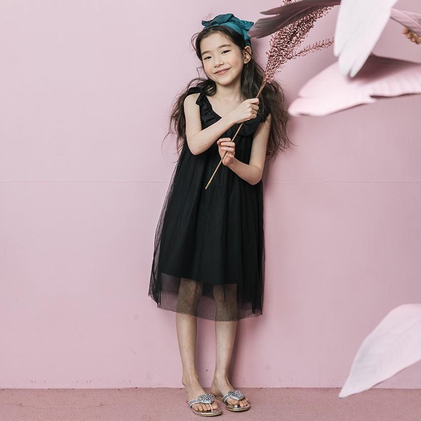 子ども服 ワンピース チュニック 女の子 チュール パーティードレス