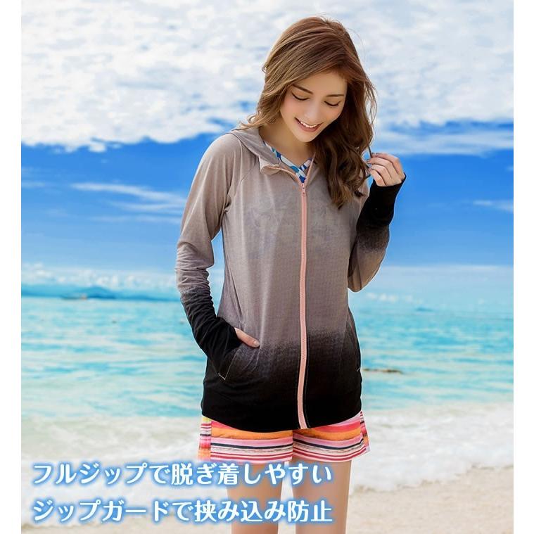水着 ラッシュガード レディース 体型カバー 大きいサイズ 長袖 UV