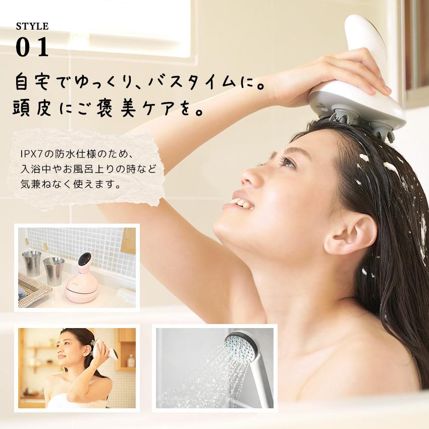 ヘッドスパ Lafuture ヘッドマッサージ ヘッドマッサージャー 頭皮マッサージ 電動 頭皮エステ 頭皮ケア 頭皮ブラシ 水洗い 健康グッズ スカルプ 首 肩 父の日 | LaFuture | 11