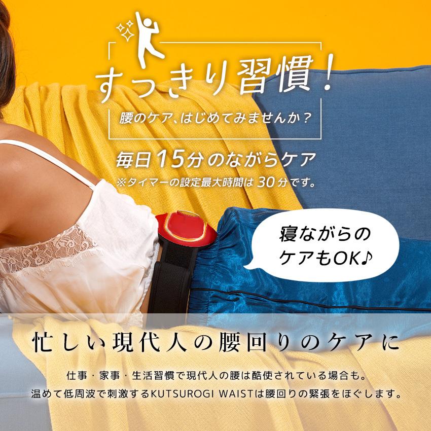 マッサージ器 EMS 腰ケア 運動補助器 電気刺激 低周波 温熱 腰 温め 機器 ベルト 健康 リラックス 腰周辺 ウエスト 男女兼用 癒し 寒さ対策 プレゼント | LaFuture | 11