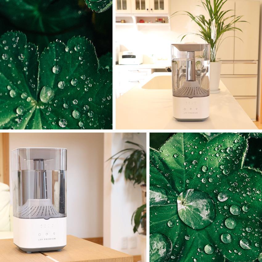 加湿器 超音波式 おしゃれ 除菌 大容量 上から給水 上部給水 上部給水