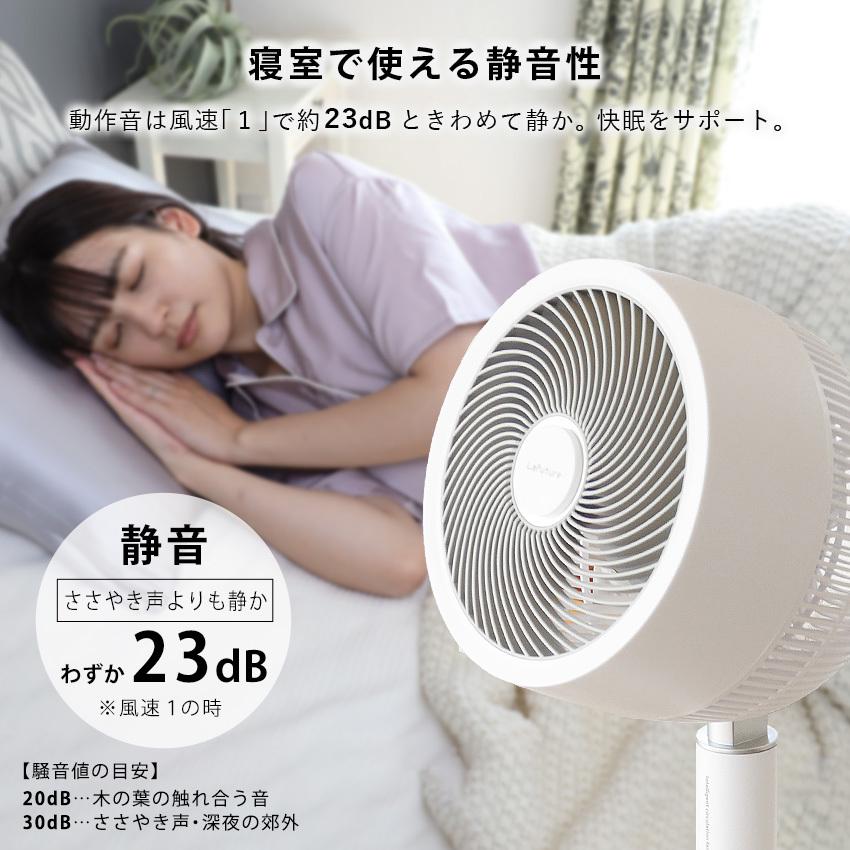 LaFuture 扇風機 AI自動モード 節電 省エネ リビング DCモーター