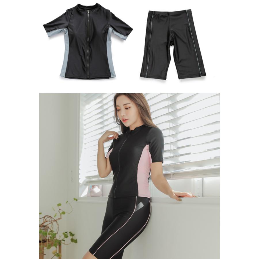 LaFuture 水着 フィットネス水着 レディース セパレート 上下 体型