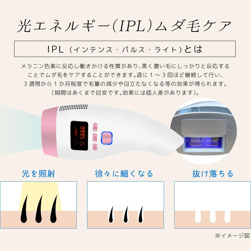 脱毛器 IPL 光脱毛器 メンズ レディース フラッシュ 脱毛機 光美容器