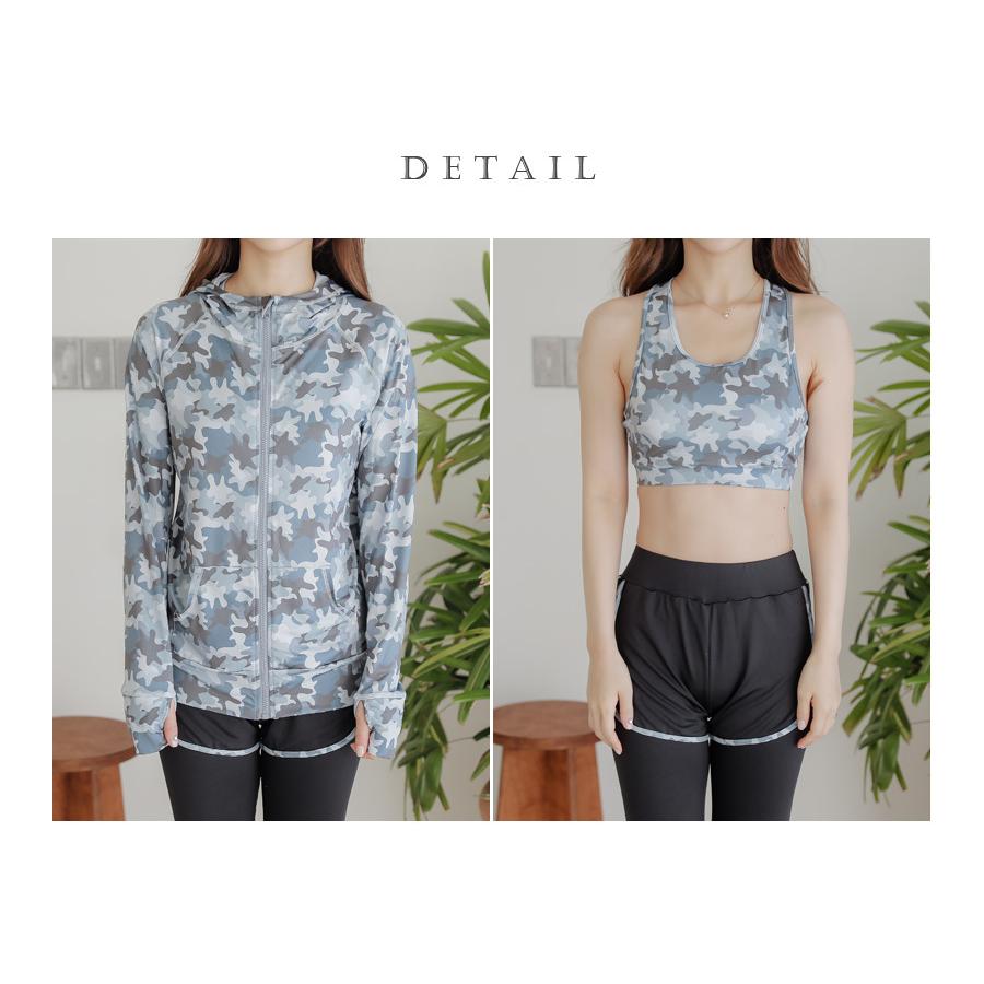 水着 ラッシュガード レディース 上下 3点セット 体型カバー パーカー