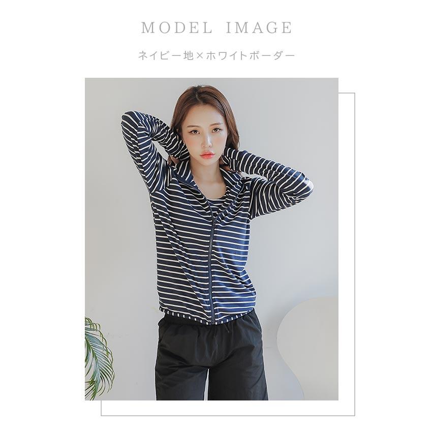 SEA ANGEL 水着 4点セット レディース 長袖 UVカットパーカー ラッシュ