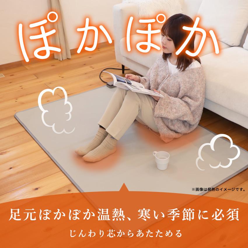 LaFuture ホットカーペット リビング用 HOKAPE ホカペ ラビットファー 