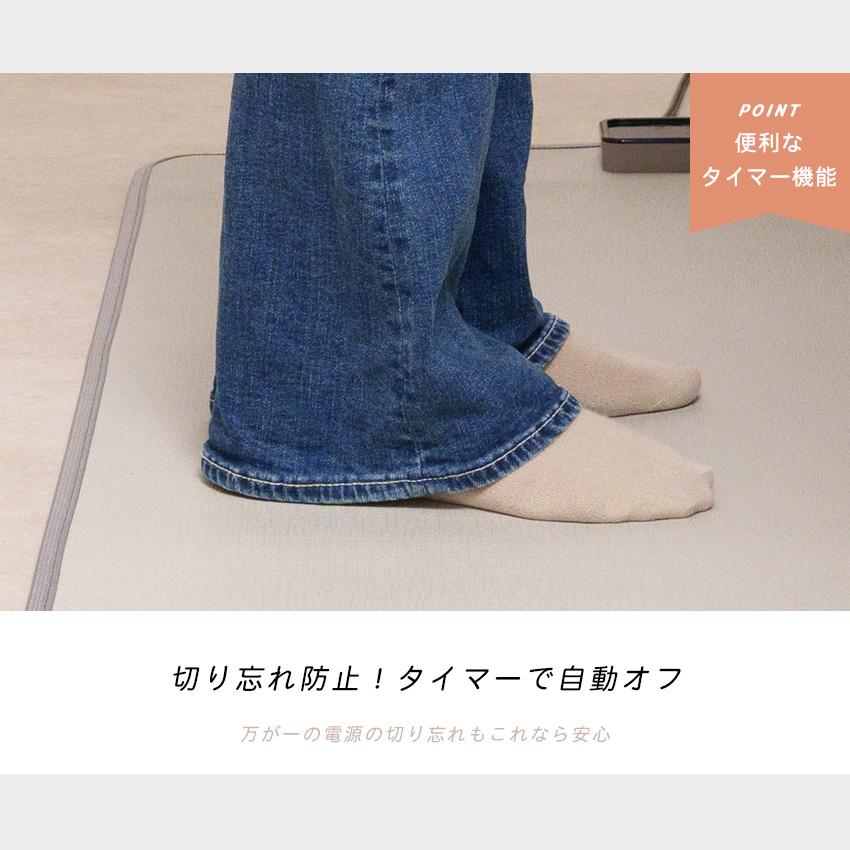 ホットカーペット リビング用 150×200cm 本体 即暖 速暖 節電 カーペット 電気カーペット 足元 軽量 滑り止め付 温度調節 Lafutureの画像