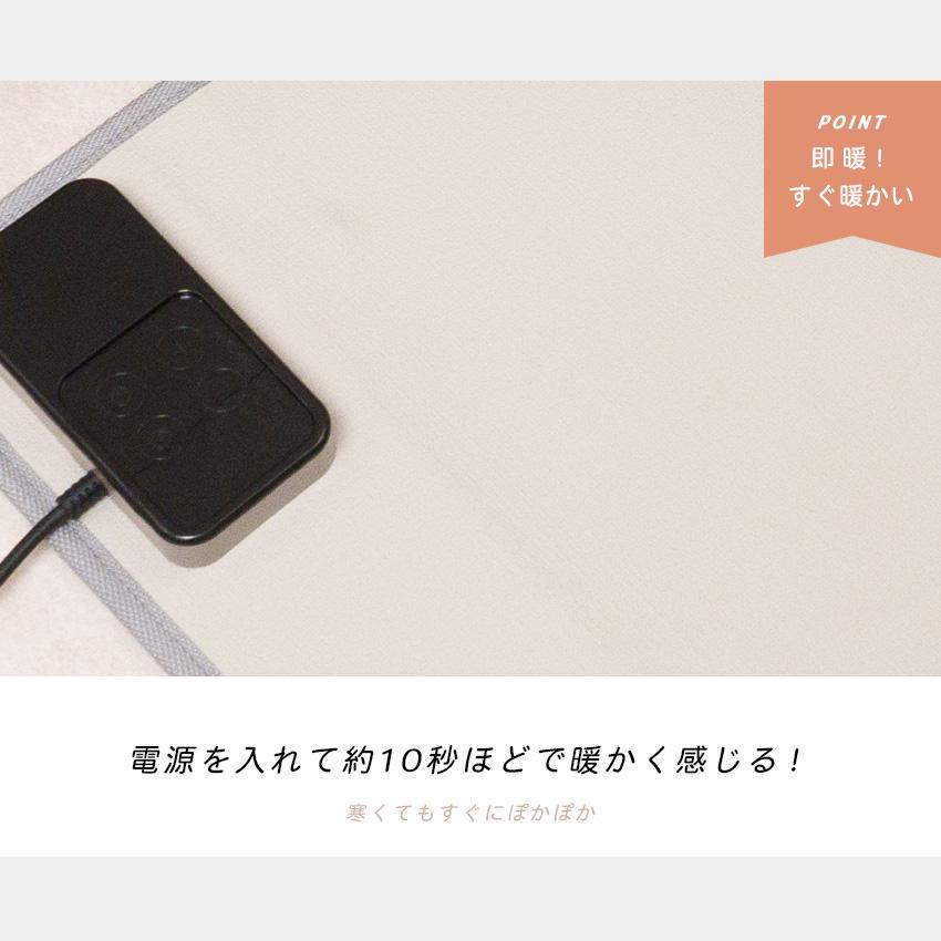 ホットカーペット リビング用 150×200cm 本体 即暖 速暖 節電 カーペット 電気カーペット 足元 軽量 滑り止め付 温度調節 Lafutureの画像