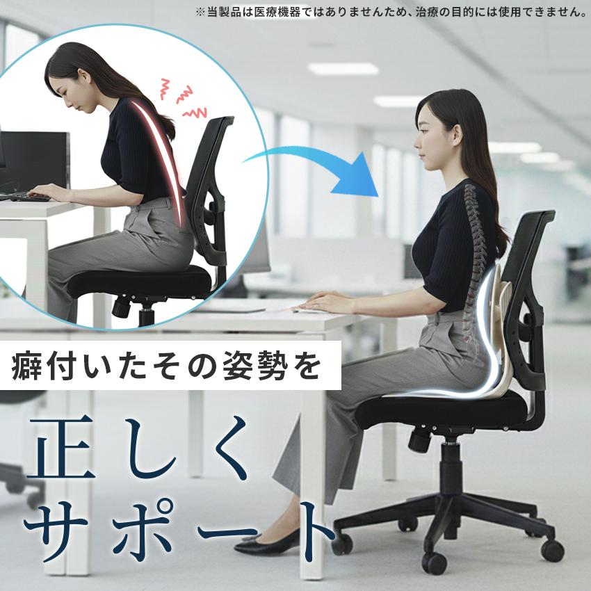 クーポンで2,000円OFF 姿勢サポートチェア 可動式 追従フィット 姿勢