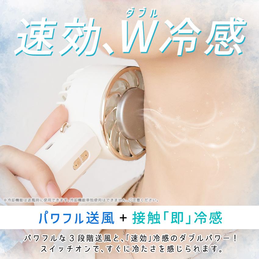 LaFuture ハンディファン 冷却プレート 5way 扇風機 静音 軽量 強風