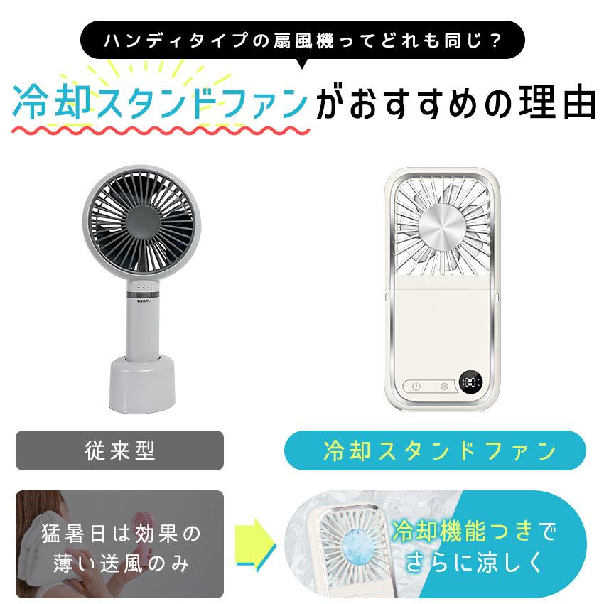 LaFuture ハンディファン 冷却プレート 首掛け ペルチェ 冷却ハンディ