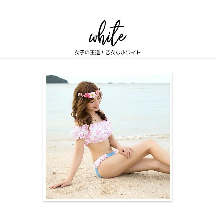 水着 レディース ビキニ 上下セット オフショルダー 体型カバー 大きい