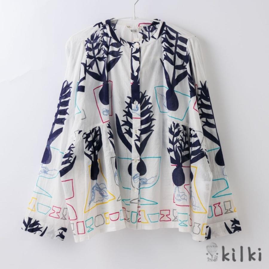 kilki（キルキー） シャツ ブラウス ヒヤシンス 長袖 レディース 襟 