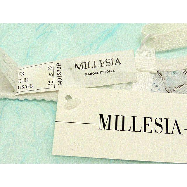 大特価 (70％OFFセール) MILLESIA/ミレジア パテッドブラジャー Ms004WH/BE 01832 白｜premium-lingerie｜06