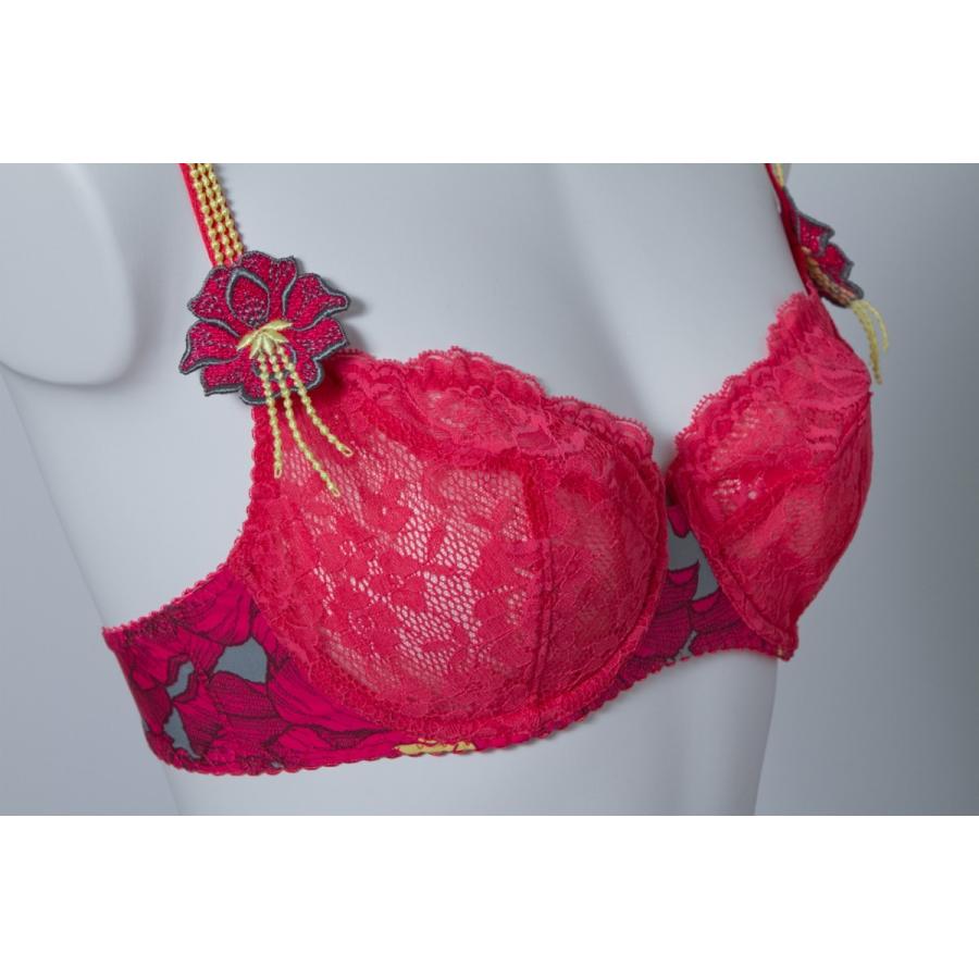 Aubadeオーバドゥ レースブラジャー　90D（E75） 60%OFF セール オーバドゥ Aubade ブラ 3/4カップ ノンパテッド