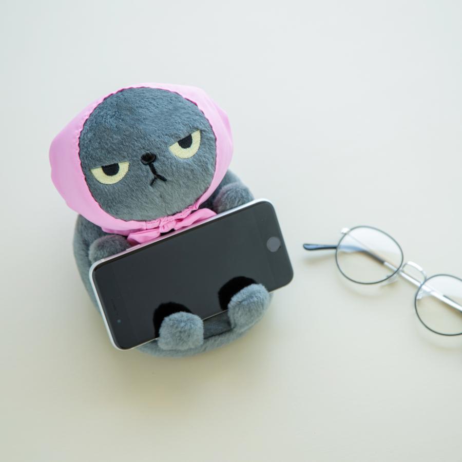 BISQUE アングリーマチコ Angry Machiko スマホスタンド かわいい 猫