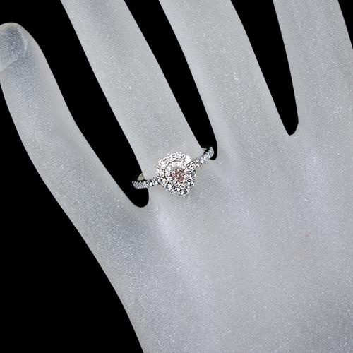 ピンクダイヤモンド 0.102ct/FP/SI2 ダイヤモンド 0.49ct ピンクダイヤモンド 0.102ct/FP/SI2 ダイヤモンド 0.49ct