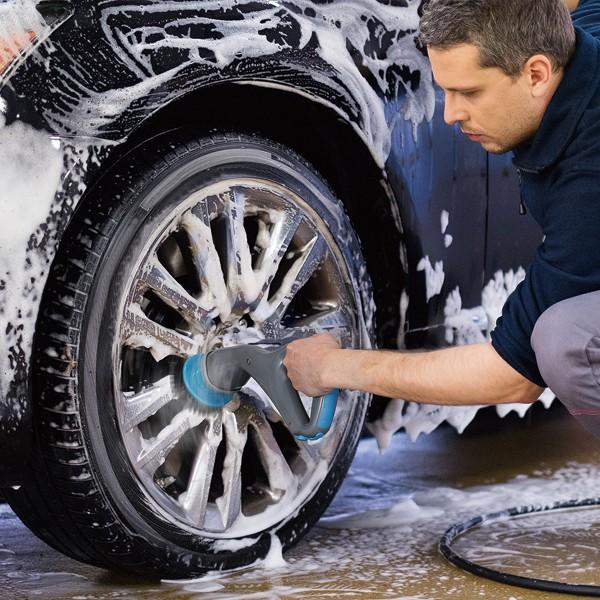 充電式スクラバー (マルチ掃除ブラシ 電動強力回転ブラシ 屋外用