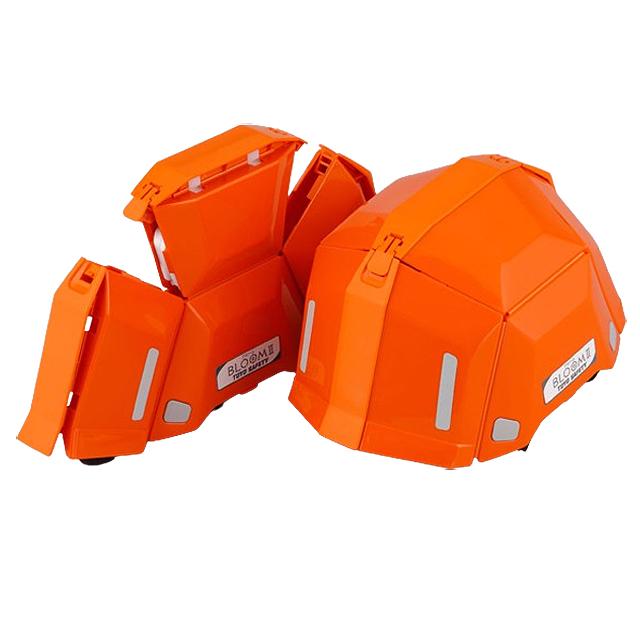 防災用 折りたたみヘルメット BLOOM2 防災グッズ 厚さ45mm 地震