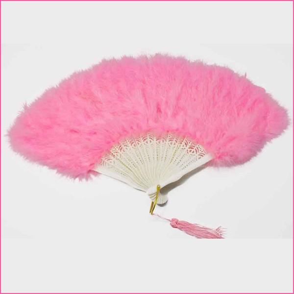 フェザーファンピンク( バブリーねえさん 花見グッズ ジュリ扇