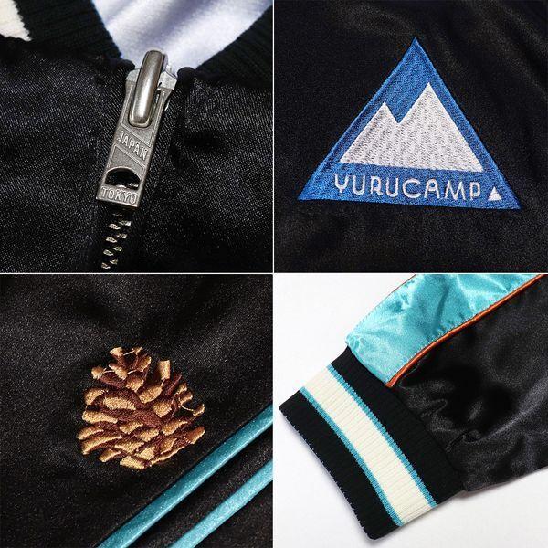 ゆるキャン△MOTOSU総刺繍リバーシブルスカジャン (メンズ