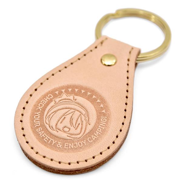 ゆるキャン△レザーキーホルダー (日本製 リン なでしこ 桜 千明