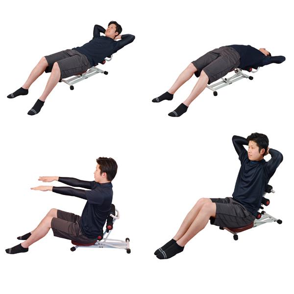 全身フィットネス「ボディチェア」 (体を倒すだけ 腹筋 背筋