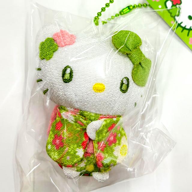 さんりおきゃらくたーず 和装ちりめんマスコット抹茶カラ−Ver.（8cm