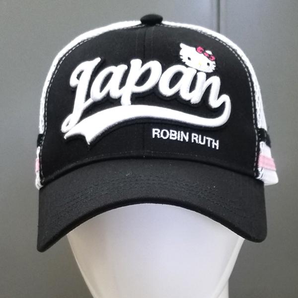 ロビン・ルス×ハローキティ「JAPAN CAP／メッシュライン」 (Robin Ruth