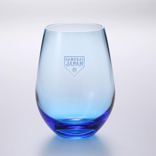 バカラグラス　SAMURAI JAPN 侍ジャパンブルーグラス 日本製 360ml SAMURAIJAPAN ライセンス商品