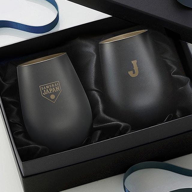 侍ジャパンタンブラーBlackGoldペア2種セット 465ml ドイツ製