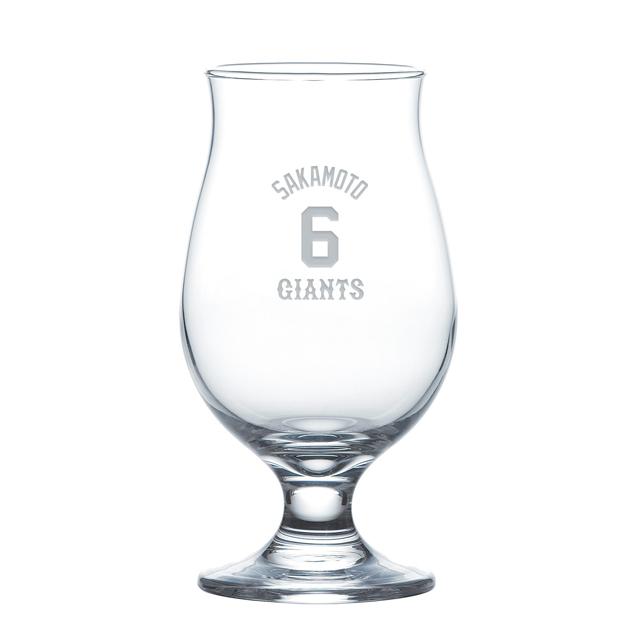 読売ジャイアンツ ビアグラス 背番号Ver. 巨人 ビールグラス