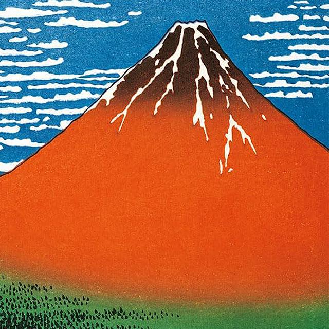 爆買 ジグソー日本の名画「葛飾北斎 赤富士--冨嶽三十六景 凱風快晴