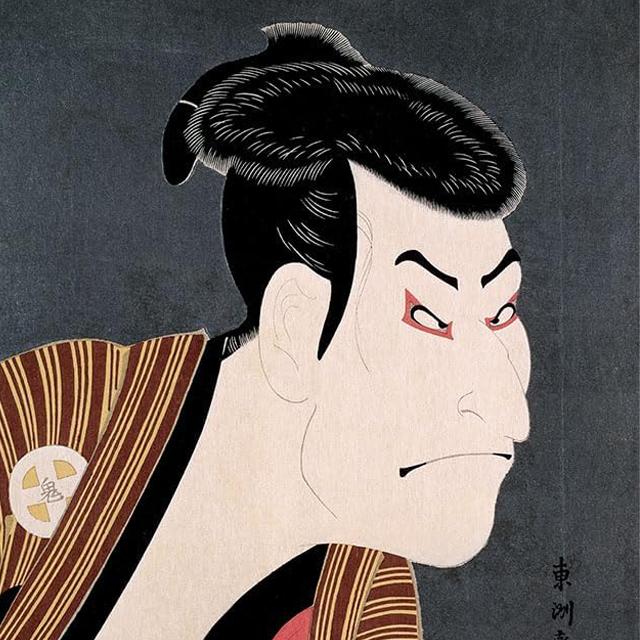 爆買 ジグソー日本の名画「写楽 三代目大谷鬼次の江戸兵衛」フレーム