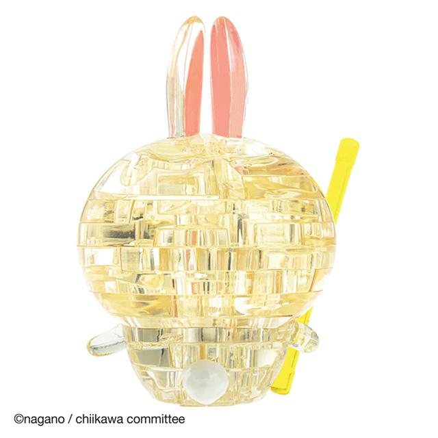 2色に光る ちいかわウサギ立体パズル改造品 2色に光る ちいかわウサギ