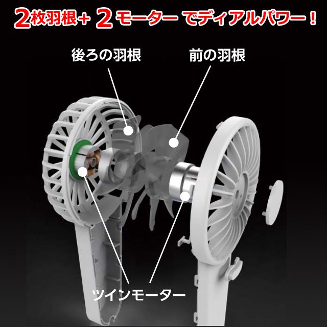 6点セット✨ハンディファン 卓上扇風機 熱中症対策 熱中症対策 暑さ対策 ネックファン ポータブル扇風機 爆買 ハンディ