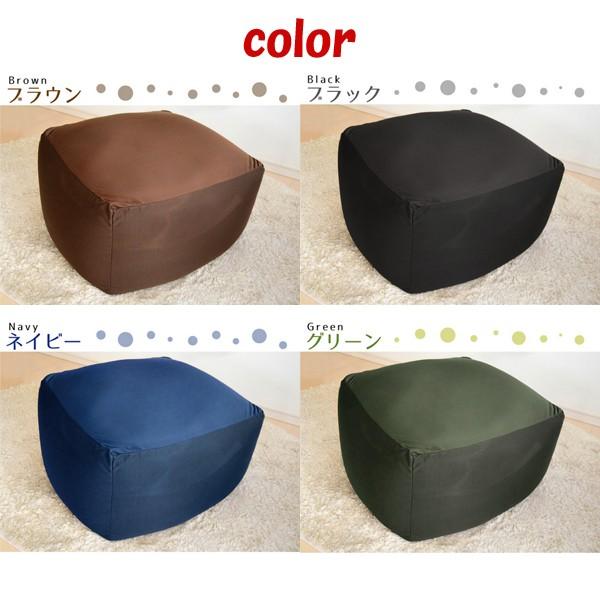 フロアクッション「メガキューブ」(送料込)(ビッグクッション，ソファ，座椅子，洗濯可，日本製，オットマン，スツール，，国産発泡ビーズ 一人暮らし 新生活応援)_5