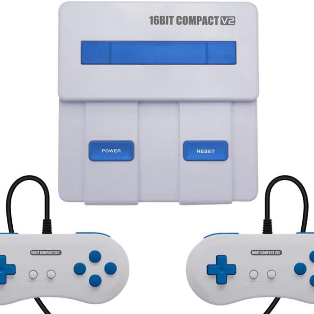 SFC用互換機16ビットコンパクトV2（16BIT COMPACT V2）レトロゲーム