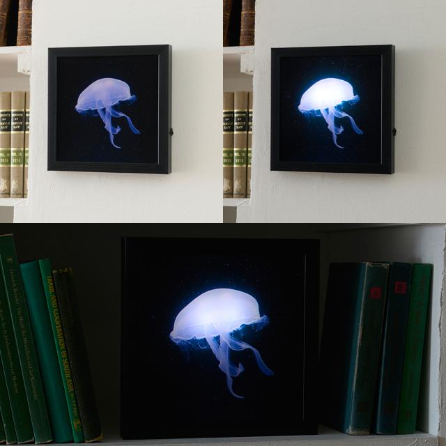 壁掛けアート アートパネル（光で楽しむアート LEDアートボード）LED