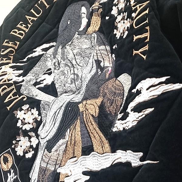 抜刀娘「結愛キルトMA-1」(メンズ ジャケット 和柄ブランドアパレル