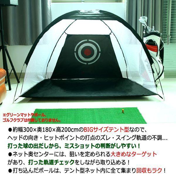 家庭用ゴルフ打ちっぱなし！ゴルフトレーニングネットBIG (軌道