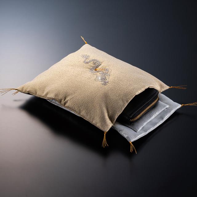 宝来宝来神社御祈祷「聖昇龍 当銭お財布布団」 (金運祈願 財運祈願