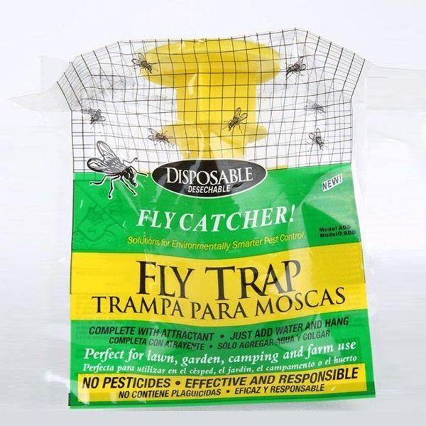 5袋 ハエ取り 退治 駆除 （FLY TRAP ハエ取りトラップ 5個セット）害虫
