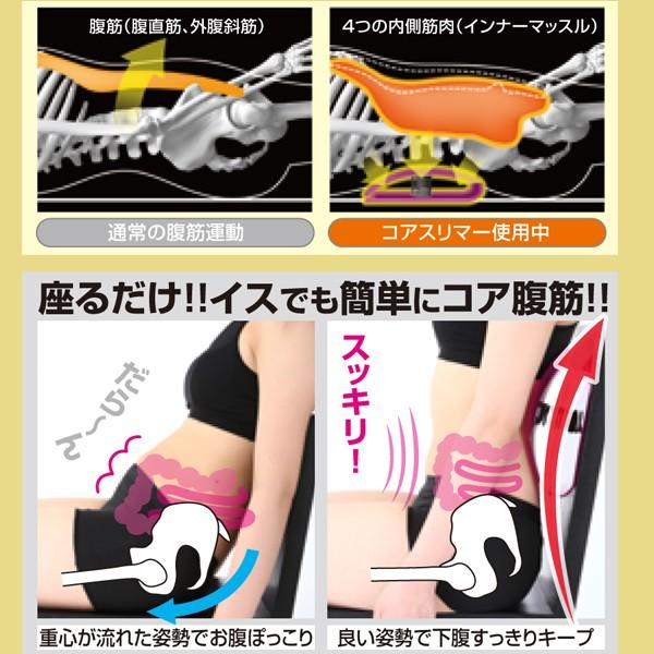 コアスリマー (腹筋 ダイエット ストレッチ 寝ながら 腹圧強化 下腹  