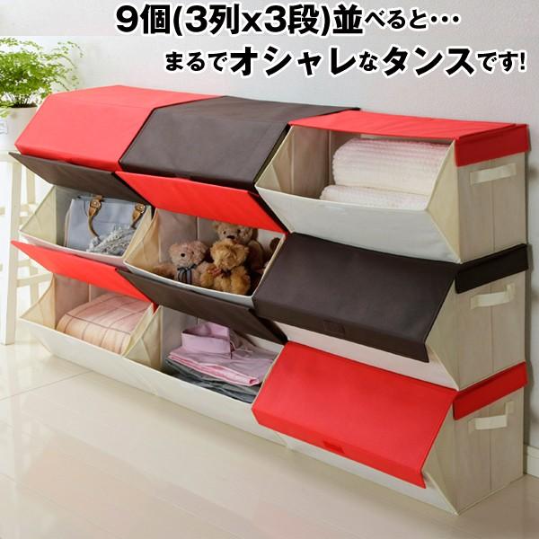 マルチジョイントスタッキングボックス1個(積み重ね,ラック,フロント