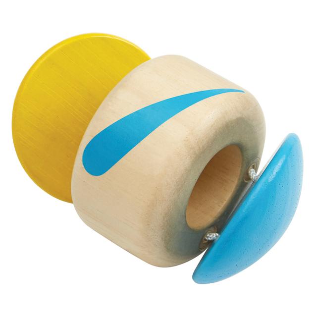 Combi木のぬくもりシリーズ「ぱくぱくカスタローラー」  (コンビ 生後６か月以上 ベビーおもちゃ　赤ちゃんおもちゃ 木のおもちゃ ベビーグッズ) | 