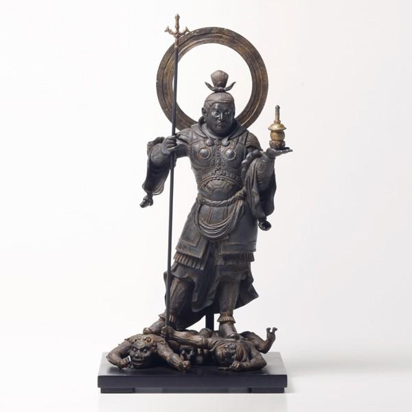 仏像「毘沙門天」 (送料無料 卓上ミニ仏像 仏像フィギュア 手のひら