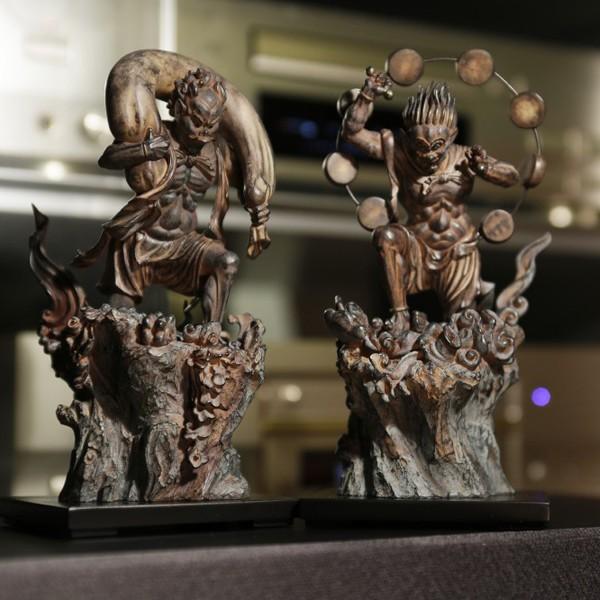 送料無料仏像「風神」(卓上ミニ仏像,阿修羅像,仏像フィギュア,手のひら